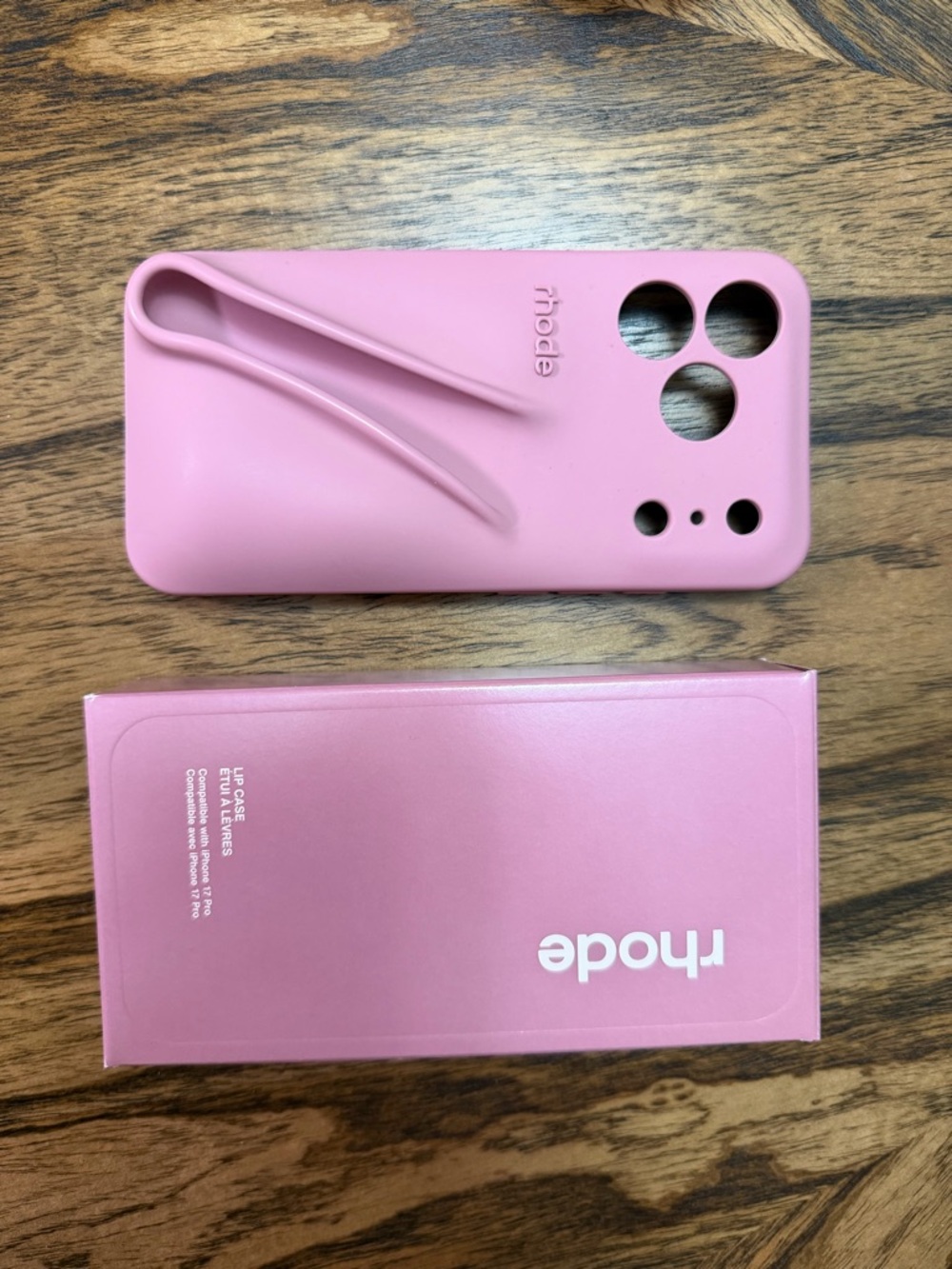 RHODE Pink Silicone Phone Case  iPhone 17 Pro  *does not include gloss - Picture 3 of 4